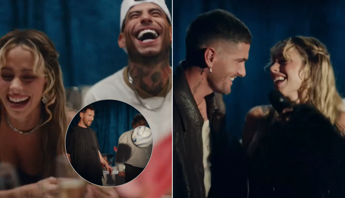 Tini Stoessel estrenó "Dos Amantes" a dúo con Ulises Bueno, con Messi, Susana Giménez y un guiño de casamiento con Rodrigo De Paul | Música