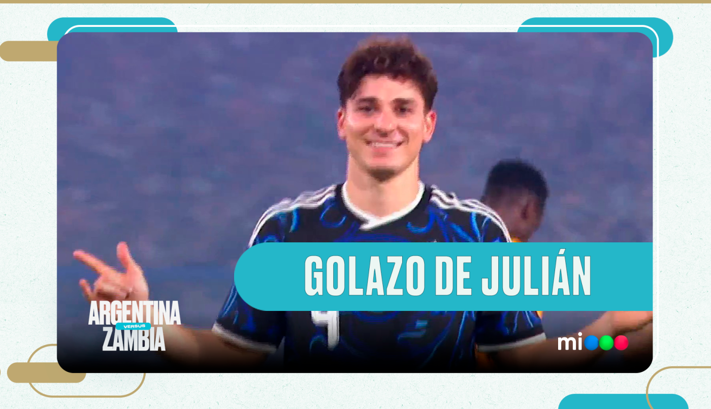 Gol de Julián Álvarez en la Bombonera para el 1-0 - Argentina vs. Zambia | Mejores momentos