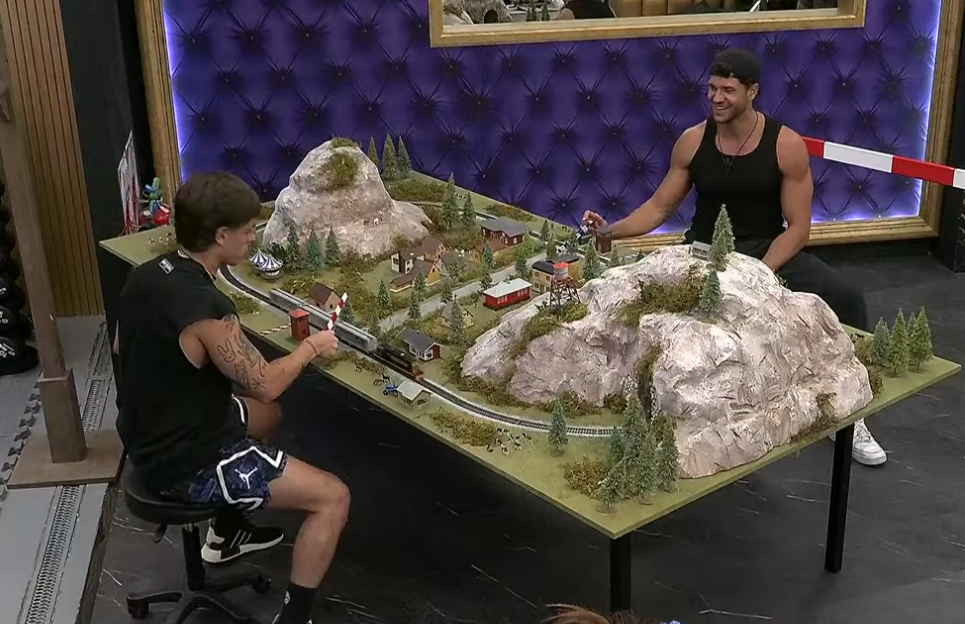 Fabio y Zunino la rompieron en la prueba semanal y uno de los dos coronó la actividad con un beso a Luana | Mejores momentos