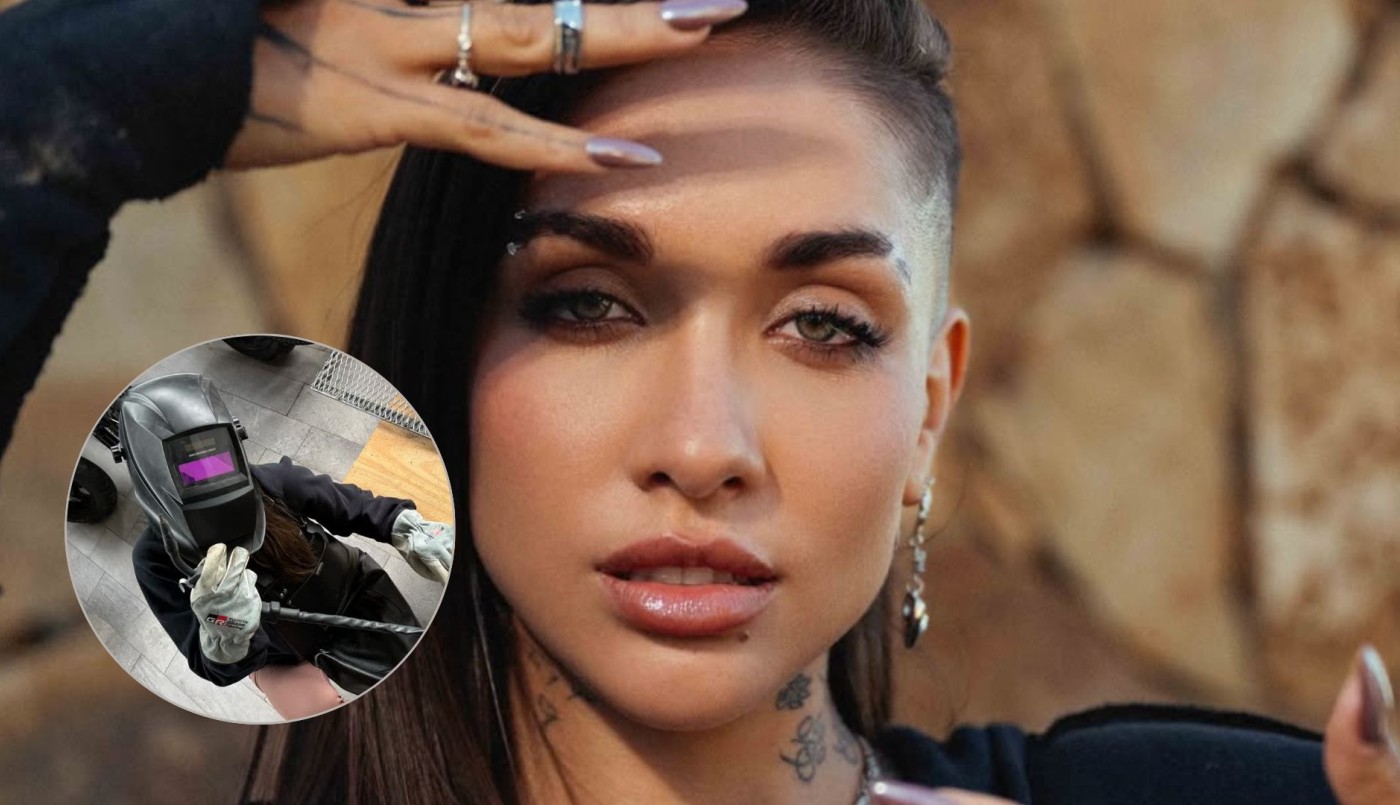 Manos a la obra: María Becerra agarró la soldadora y fabricó una reja para su perrita | Espectáculos