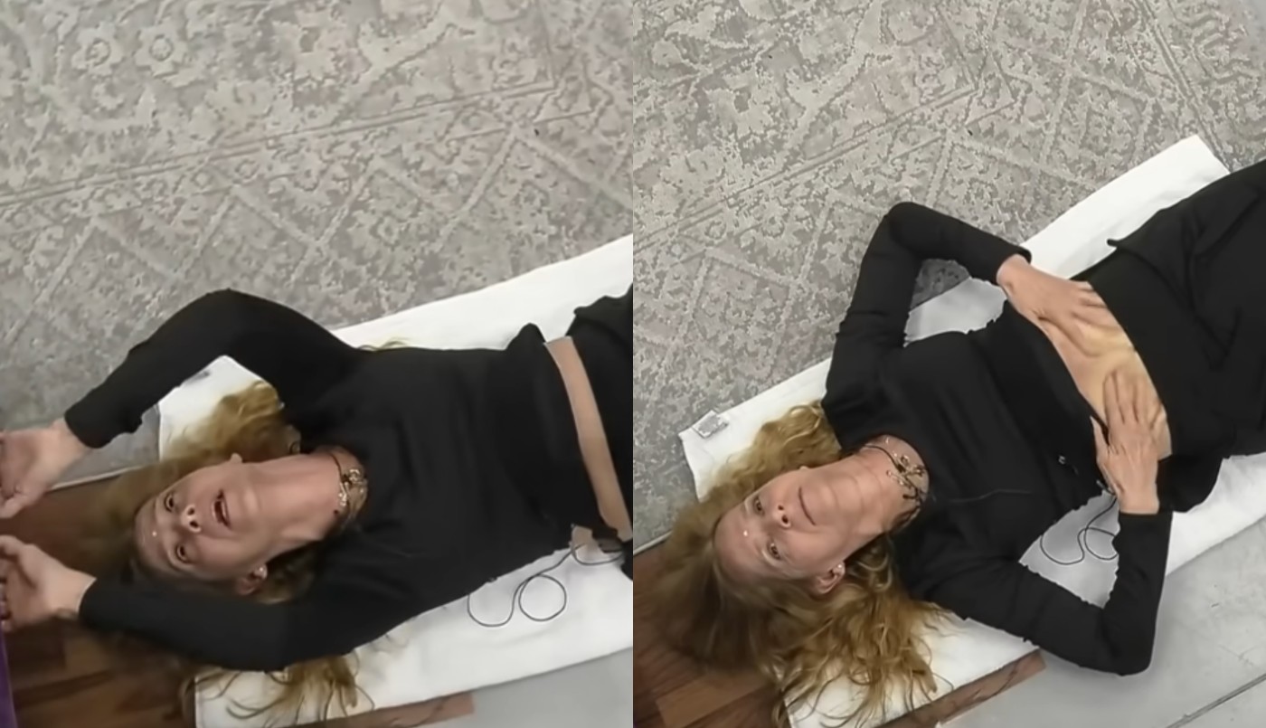 Gimnasio clausurado, imaginación activa: Grecia Colmenares entrenó en el baño | Mejores momentos