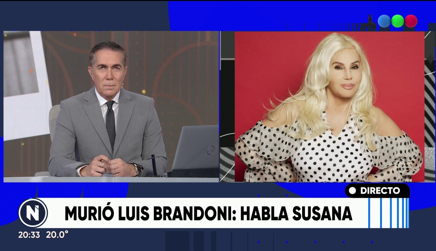 Susana Giménez: "Tenemos que estar agradecidos en Argentina por haber tenido a Luis Brandoni" | Espectáculos