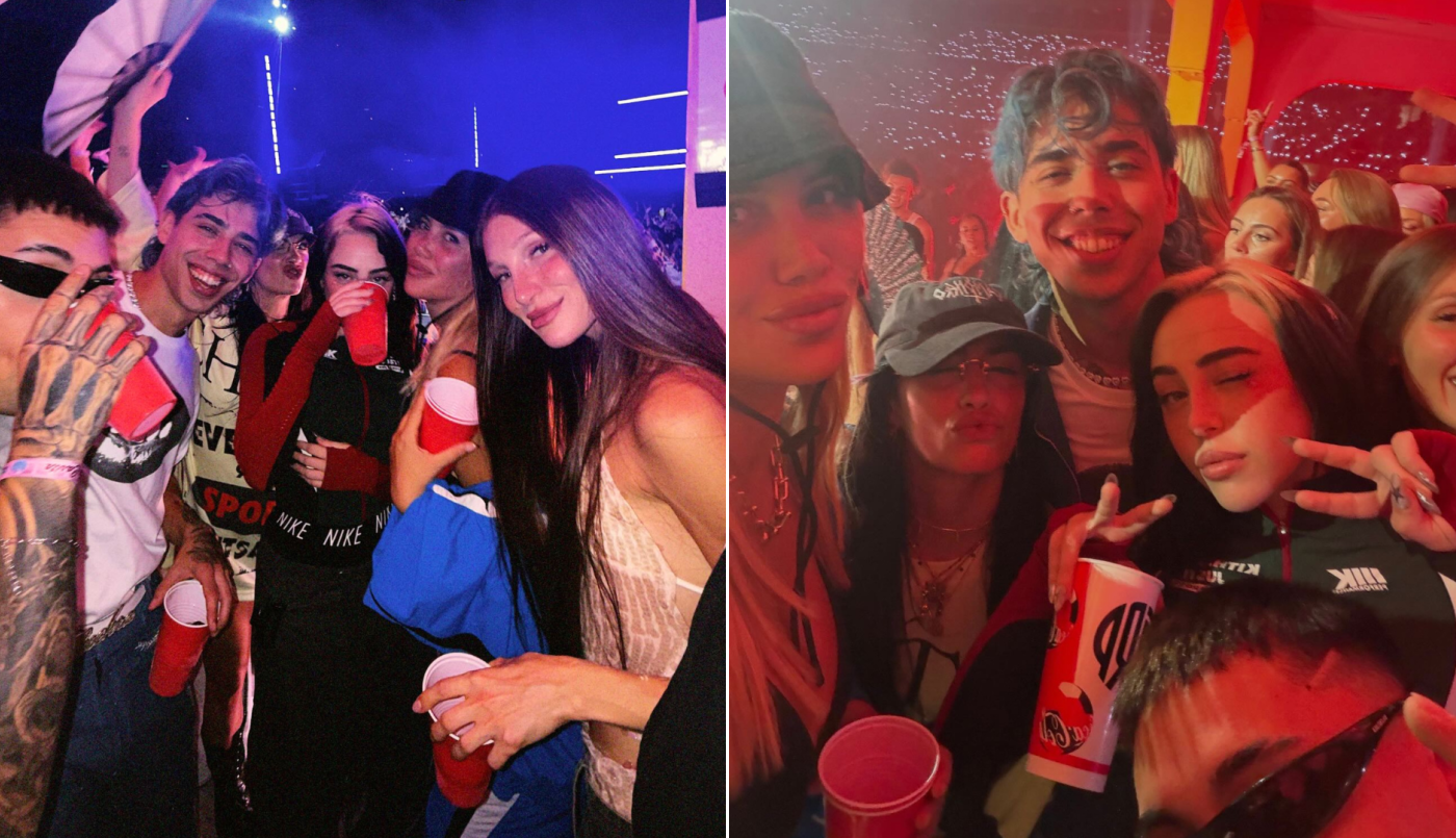 Video | Bad Bunny en River: Wanda Nara, Lali, Luck Ra y Nicki Nicole revolucionaron la famosa "casita" | Espectáculos