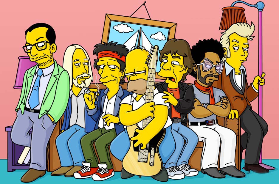 Rockstars en Los Simpsons: ¿Quién es quién? | ¿Quién es quién?