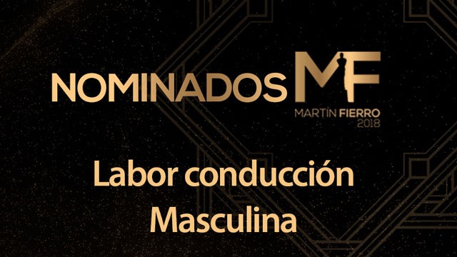 Los nominados a mejor conducción masculina son... | Actualidad