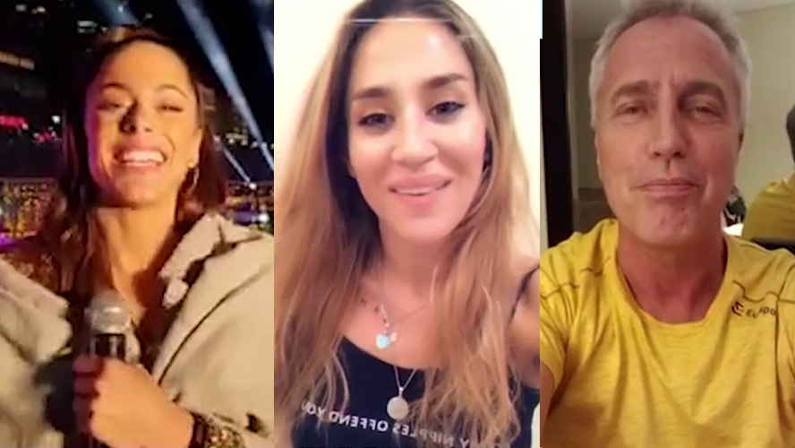 Los saludos de los famosos a Lizy por los 100 programas | Exclusivos