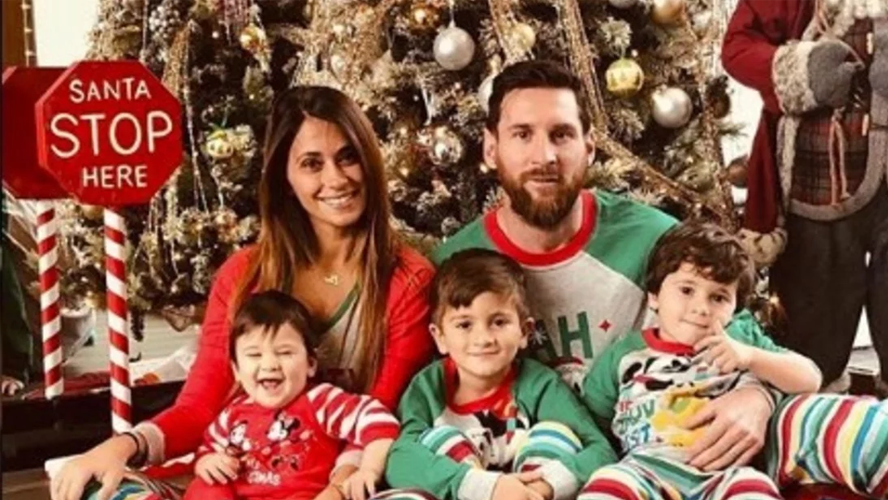 ¡Qué lujo! La familia Messi apostó por un gigantesco árbol de navidad | Espectáculos