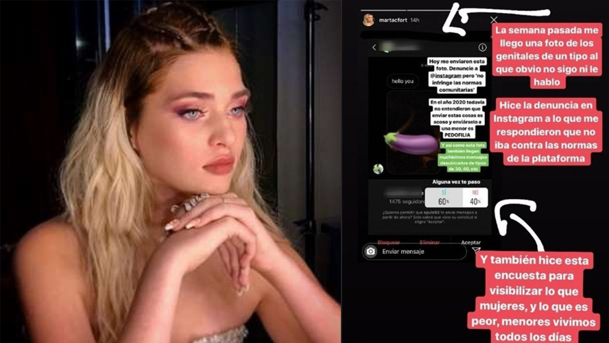 Martita Fort escrachó a un hombre que le envió fotos de sus genitales | Espectáculos