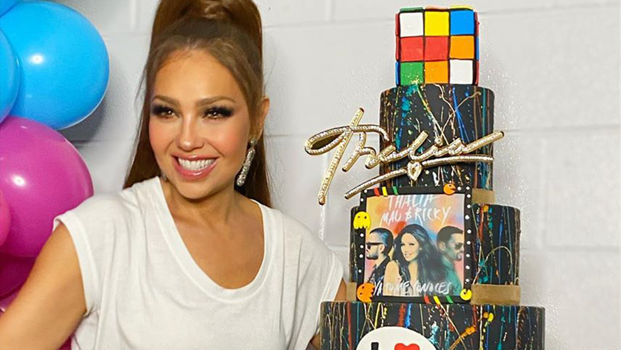 Thalía se quemó el brazo con una bengala | Espectáculos