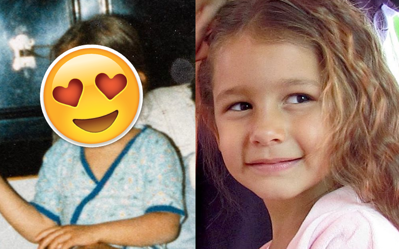 El increíble parecido de Pampita de chica con su hija Blanca | Espectáculos