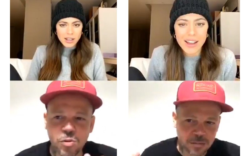 La confesión de René en el live junto a Tini | Espectáculos