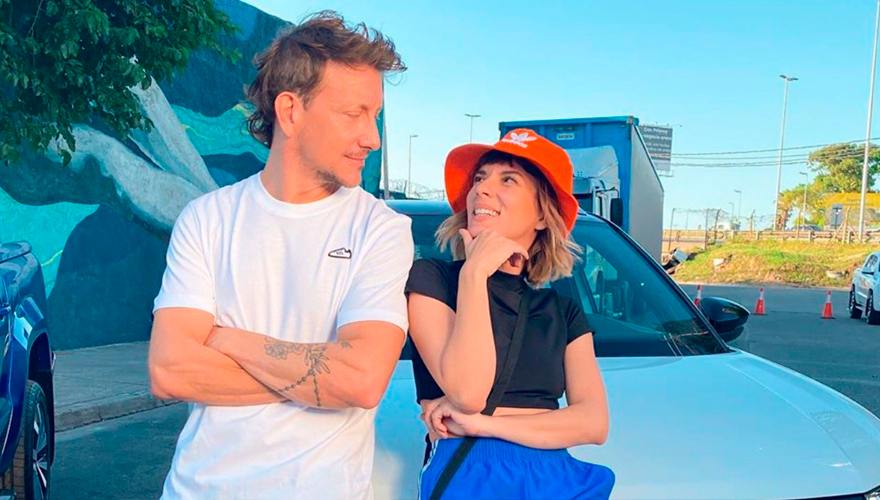 El tierno reto de Gimena Accardi a Nico Vazquez por mancharse comiendo helado | Espectáculos