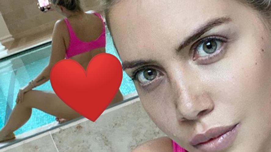 Wanda Nara posó con una sensual bikini en su pileta climatizada | Espectáculos