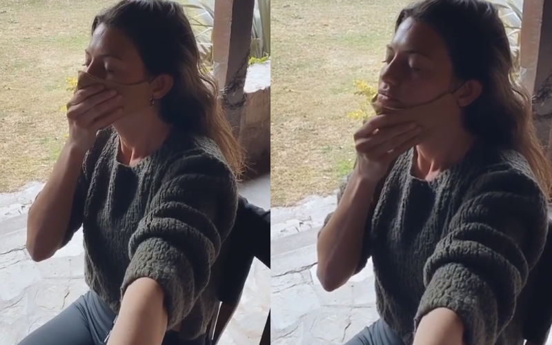 La reacción de Sofía Jujuy Jiménez al hacerse un hisopado | Espectáculos