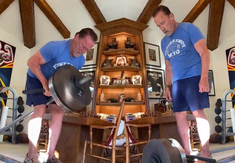 La desorbitante rutina de Schwarzeneger | Espectáculos