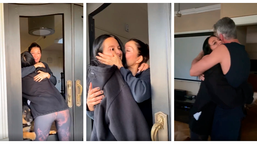 Oriana Sabatini volvió de sorpresa a Buenos Aires | Espectáculos