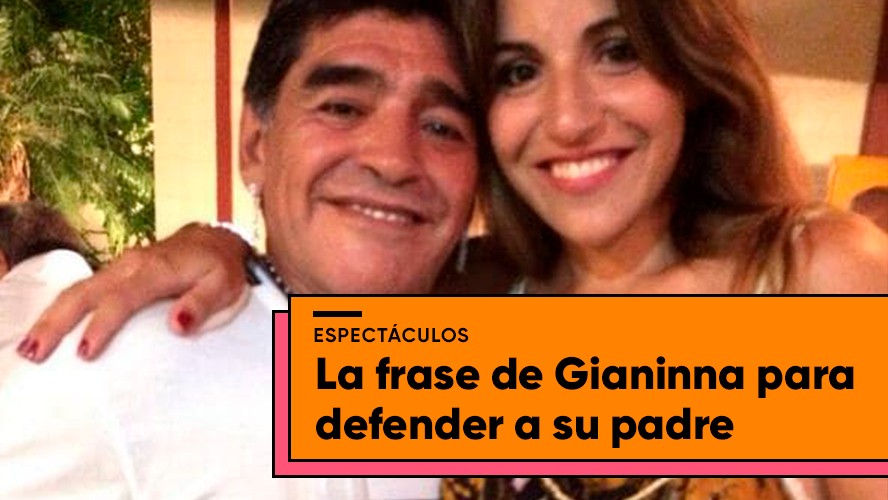Gianinna Maradona compartió una significativa frase de Diego | Espectáculos