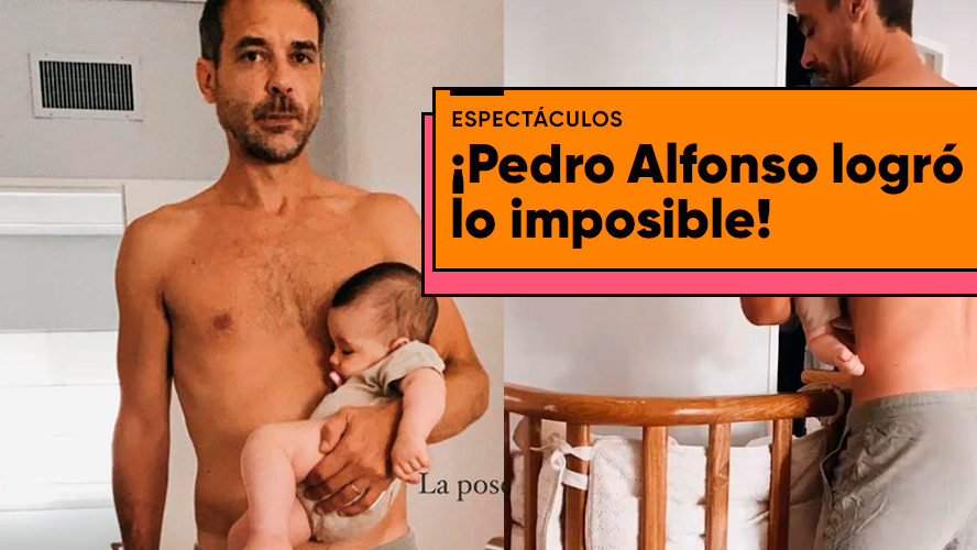 La imbatible técnica de Pedro Alfonso para dormir a su hija | Espectáculos