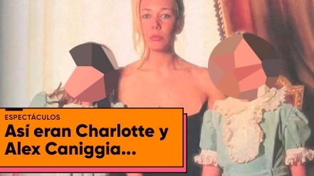 Así eran Charlotte y Alexander Caniggia de niños | Espectáculos
