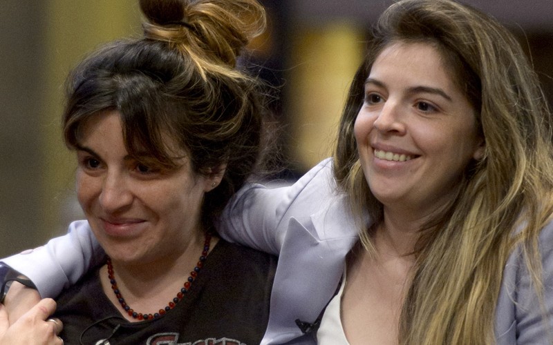 La primera reaparición en público de Gianinna y Dalma Maradona: "Estamos muy nerviosas" | Exclusivos