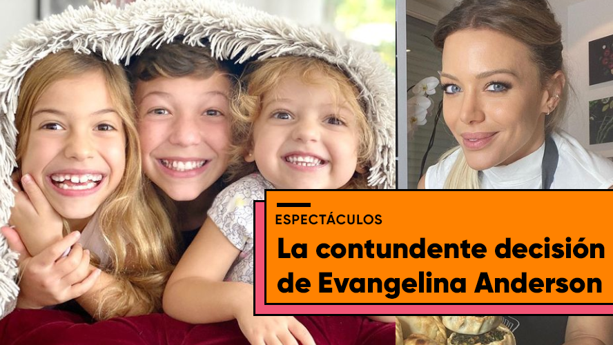 ¿Alimentación vegetariana? Evangelina Anderson decidió esto para sus hijos | Espectáculos