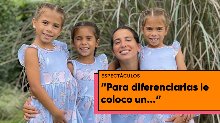 Cinthia Fernández reveló cómo hace para no confundir a sus hijas | Espectáculos