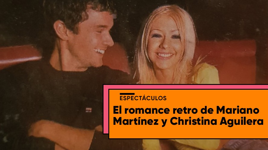 Las inéditas fotos retro de Mariano Martínez y Christina Aguilera juntos | Espectáculos