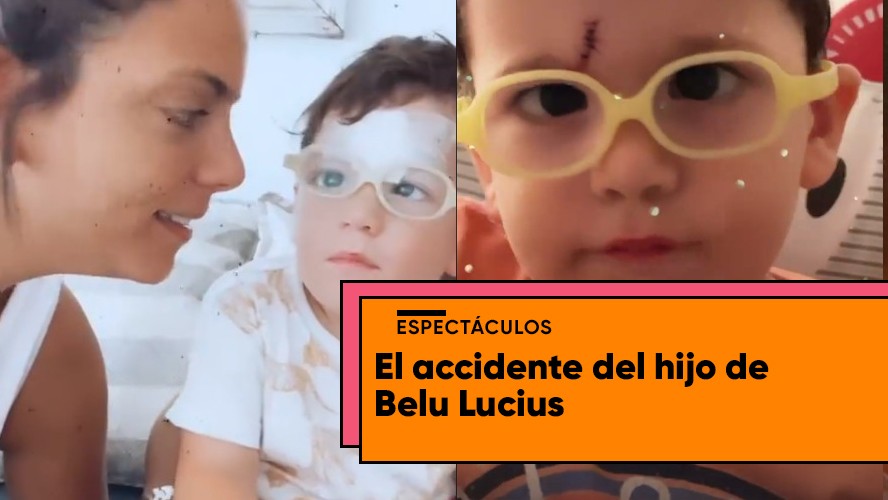 El accidente que sufrió el hijo de Belu Lucius | Espectáculos