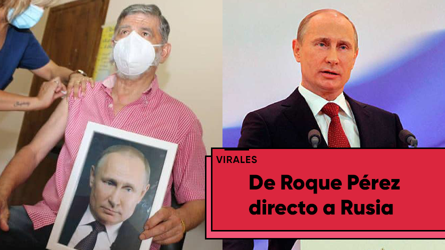 Putin le responde al intendente bonaerense que se vacunó con una foto suya | Virales