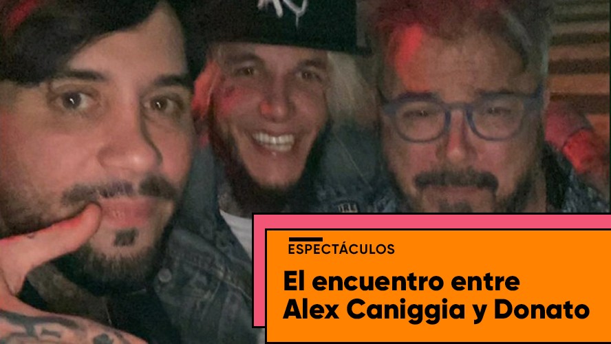 El divertido encuentro de Alex Caniggia y Donato | Espectáculos
