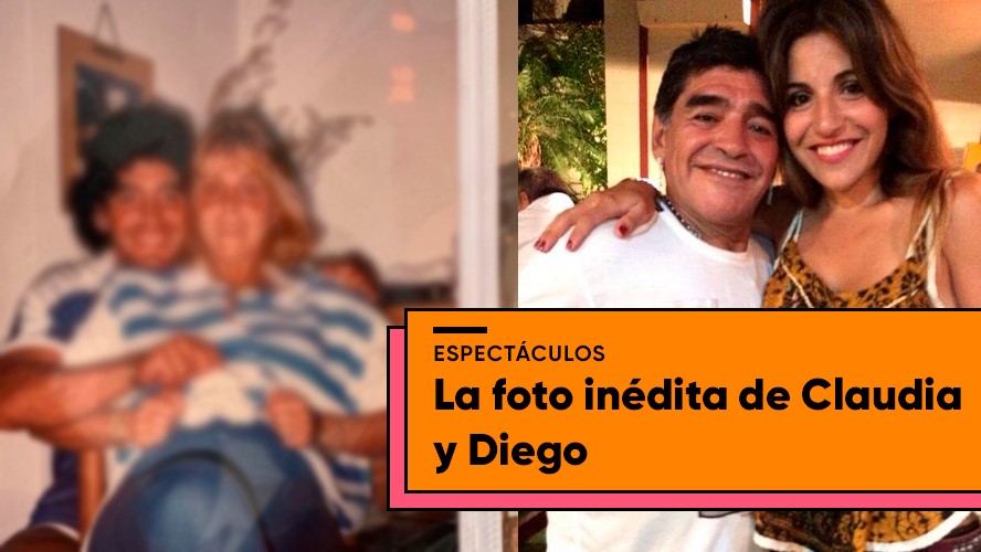 La inédita foto de Diego Maradona y Claudia que publicó Gianinna | Espectáculos