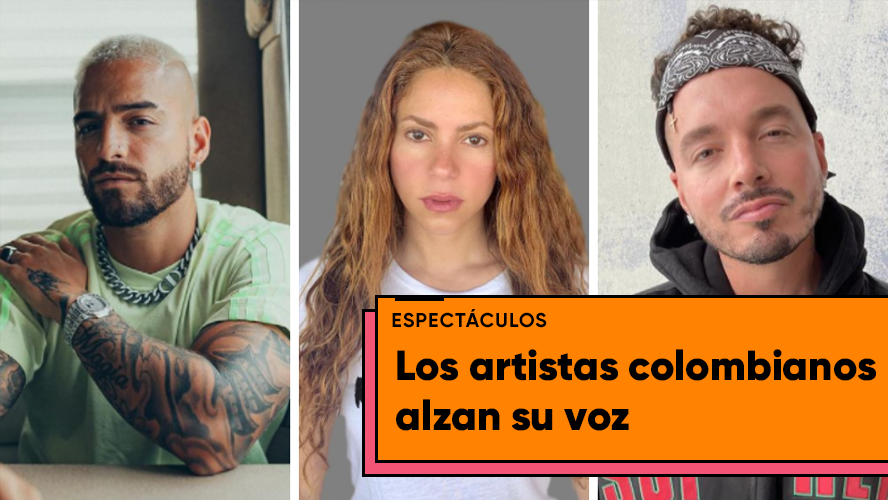 Los mensajes de Shakira, Maluma y J Balvin en contra de la violencia en Colombia | Espectáculos