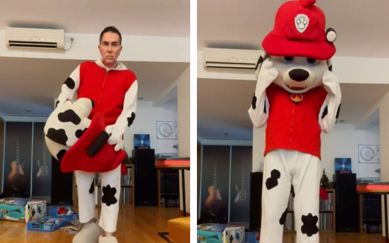 El tierno motivo por el cual Rodolfo Barili se disfrazó de Paw Patrol | Espectáculos