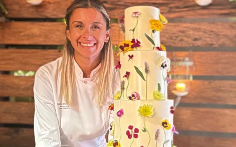 La emoción de la emprendedora de zona Oeste que le preparó la torta de bodas a Stefi y Ricky Montaner | Espectáculos