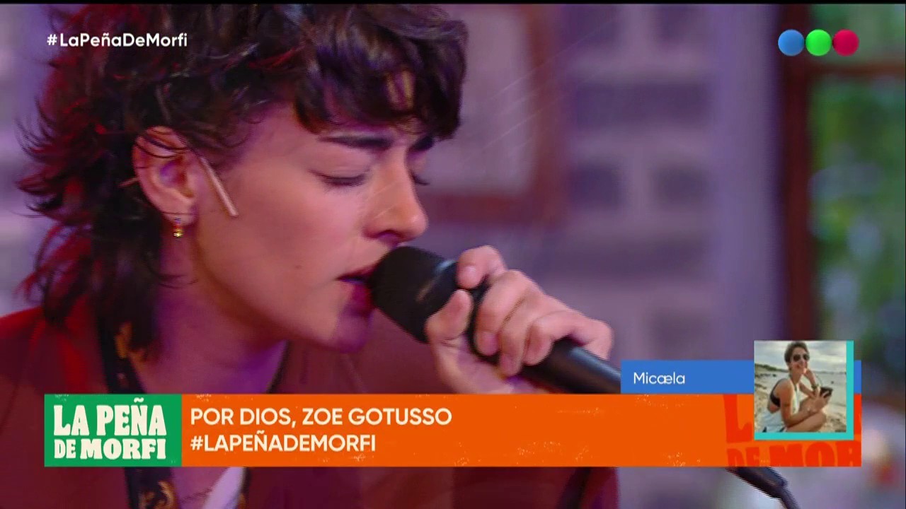 Zoe Gotusso visitó La Peña de Morfi y anunció su show | Mejores momentos