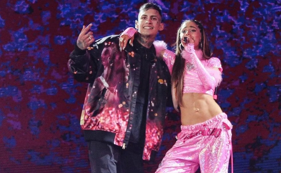 Llamativa reacción de L-Gante en el concierto de Tini Stoessel | Espectáculos