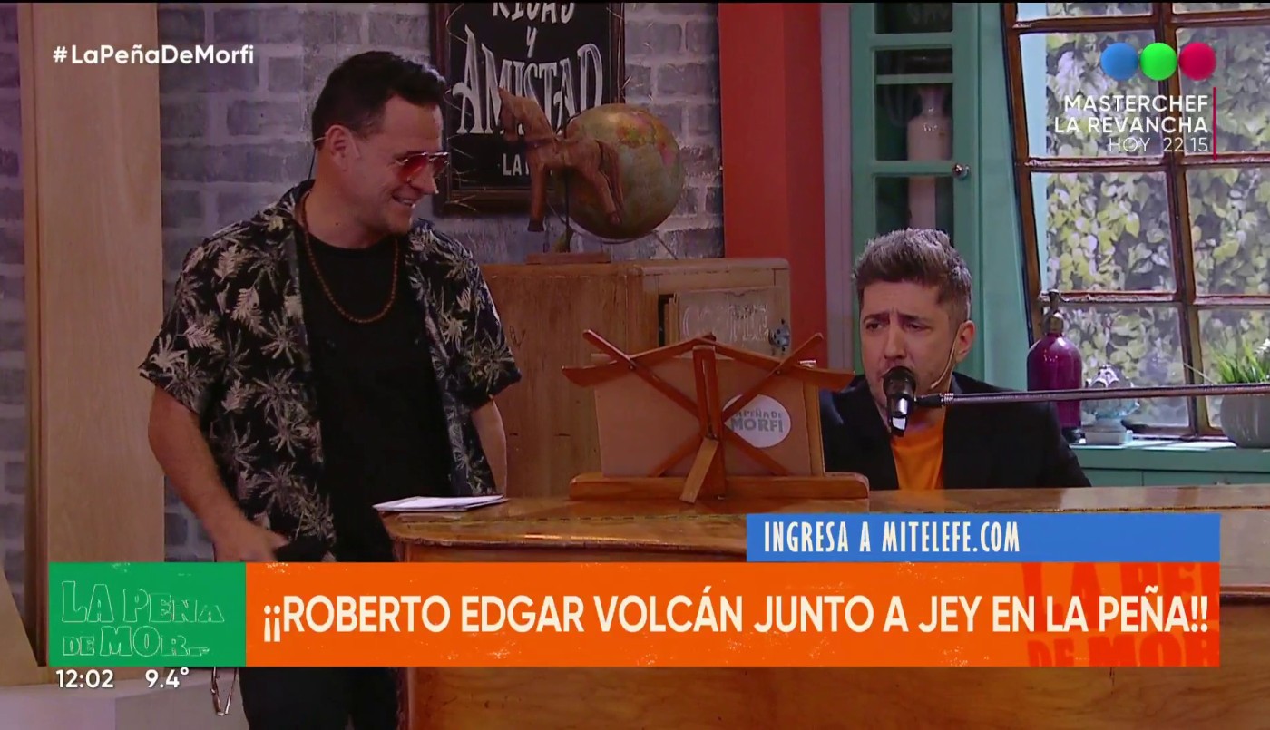 Jey revivió los clásicos de Roberto Edgar Volcán en La Peña | Mejores momentos