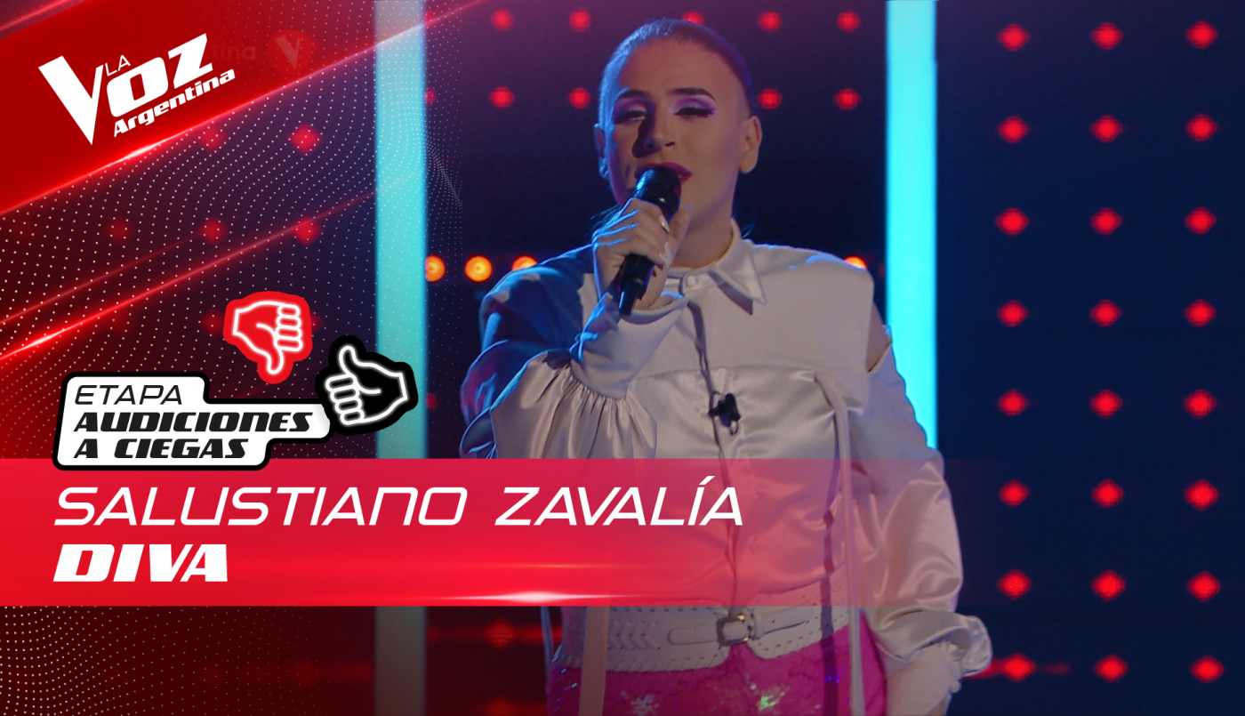 Salustiano Zavalía - “Diva” - Audiciones a Ciegas - La Voz Argentina 2022 | Audiciones a ciegas