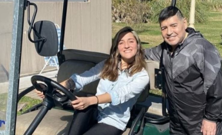 El sorpresivo y desgarrador mensaje de Jana Maradona a su papá, Diego | Espectáculos