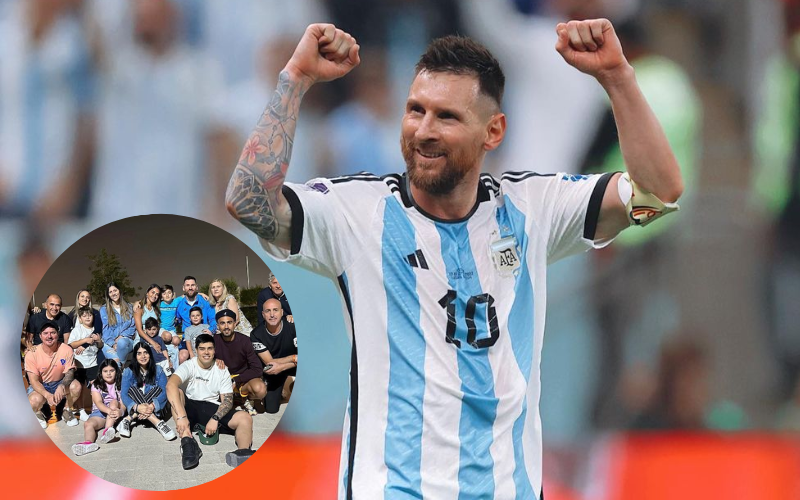 La "MESSILIA" en Qatar: Leo compartió una foto familiar para celebrar | Espectáculos