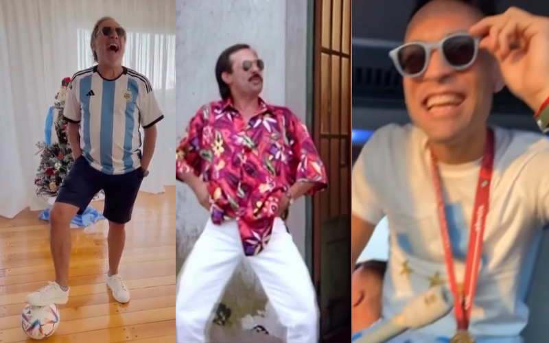 "Hermosa mañana, ¿verdad?", Guillermo Francella y Lautaro Martínez felices por el triunfo | Espectáculos