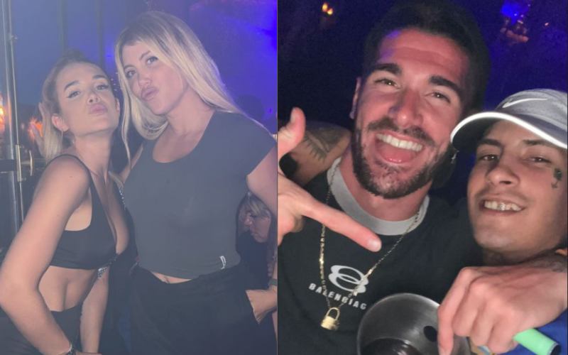 Todos los caminos conducen al mismo boliche: Cami Homs, De Paul, Wanda Nara y L-Gante juntos en la pista | Espectáculos