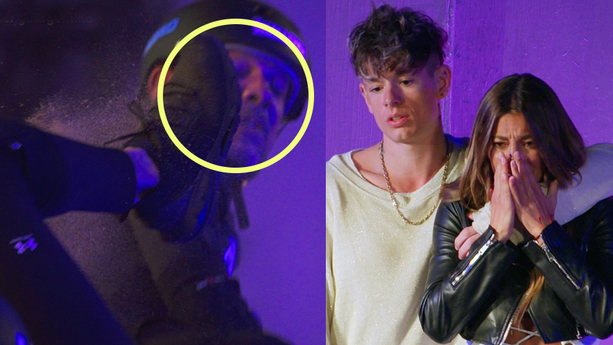 La terrible caída que sufrieron Adrián Cormillot y Virgie en The Challenge Argentina | Mejores momentos