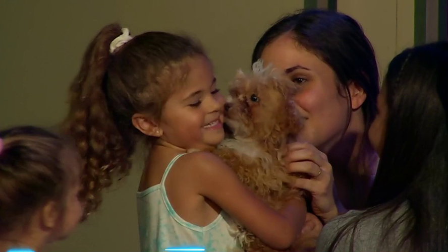 Las hijas de Romina conocieron a Caramelo: ¡emoción y dulzura! | Mejores momentos