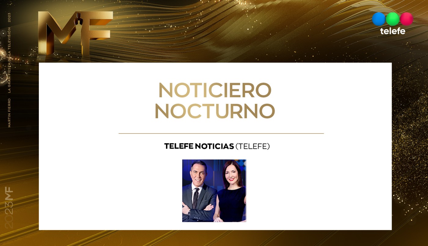 "Telefe Noticias": Mejor Noticiero Nocturno | Ganadores