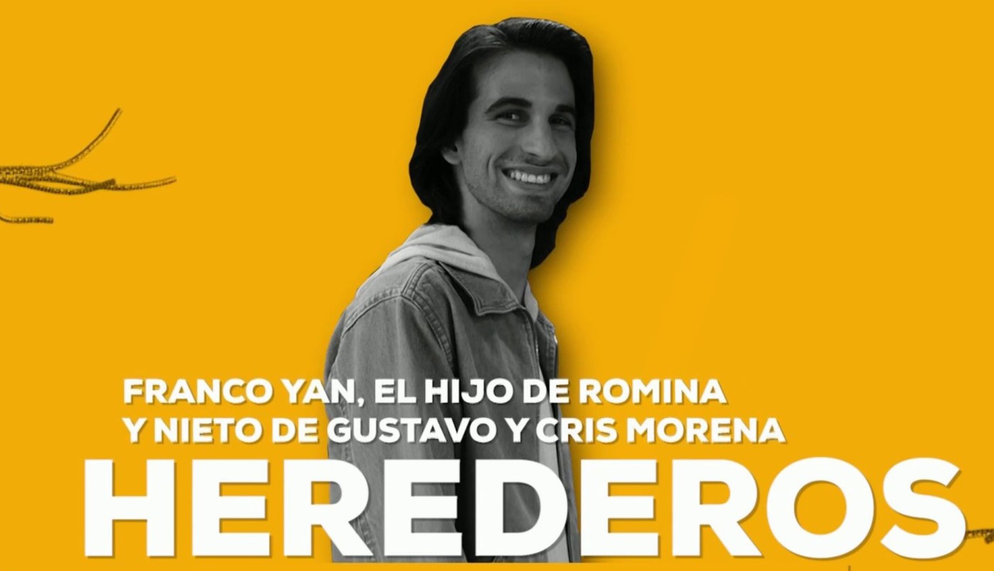 Herederos: Franco Yan, hijo de Romina Yan y nieto de Gustavo Yankelevich y Cris Morena | Espectáculos