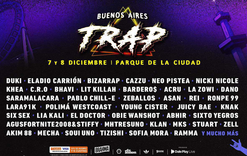 Buenos Aires Trap anunció un importante line up con los máximos exponentes del movimiento musical | Cartelera
