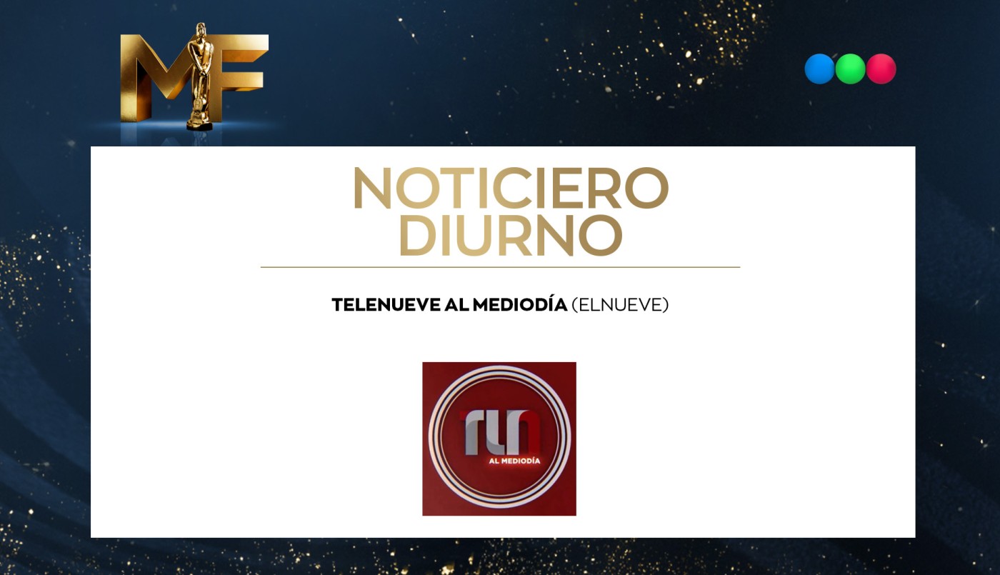 Telenueve al mediodía, mejor noticiero diurno | Ganadores