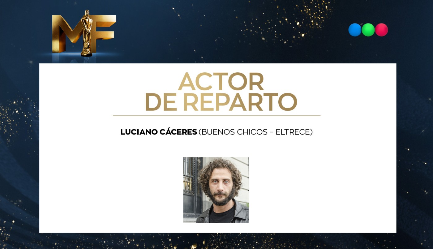 Luciano Cáceres, mejor actor de reparto | Ganadores