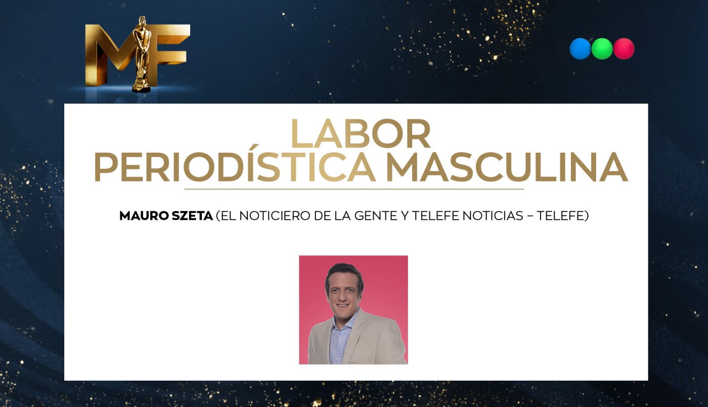 Mauro Szeta, mejor labor periodística masculina | Ganadores